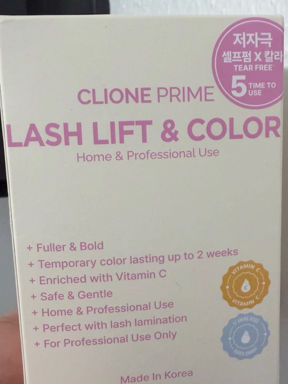 Lash Lift & Color — Pink
